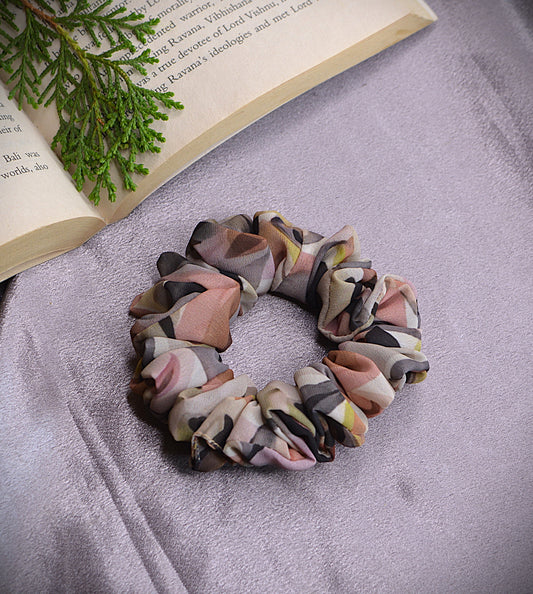 DUSKY HUES| Georgette Scrunchies |  M