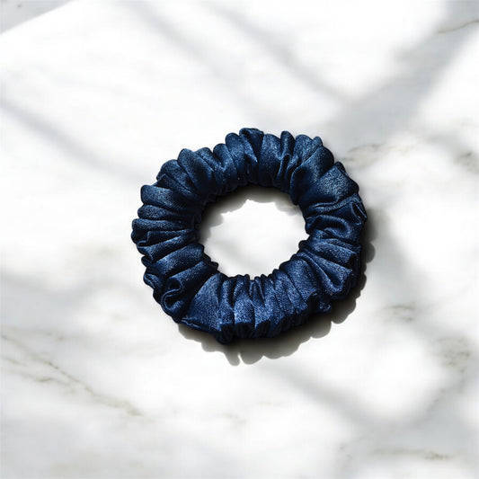 CATALINA BLUE | Silk Satin Scrunchies |  M
