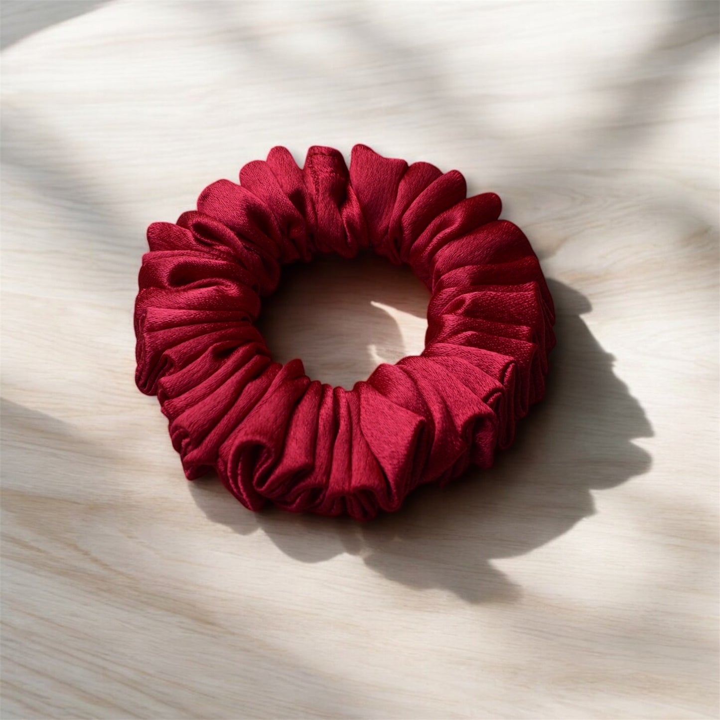 APPLE RED | Silk Satin Scrunchies | SKINNY,M,L,COMBO